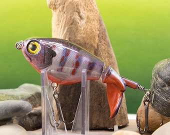 Handmade Wooden Fishing Lure. From Scratch Custom Made Crankbait. Signed Stand Included. - Etsy Handmade Wooden Fishing Lure. From Scratch Custom Made Crankbait. Signed Stand Included. - Etsy