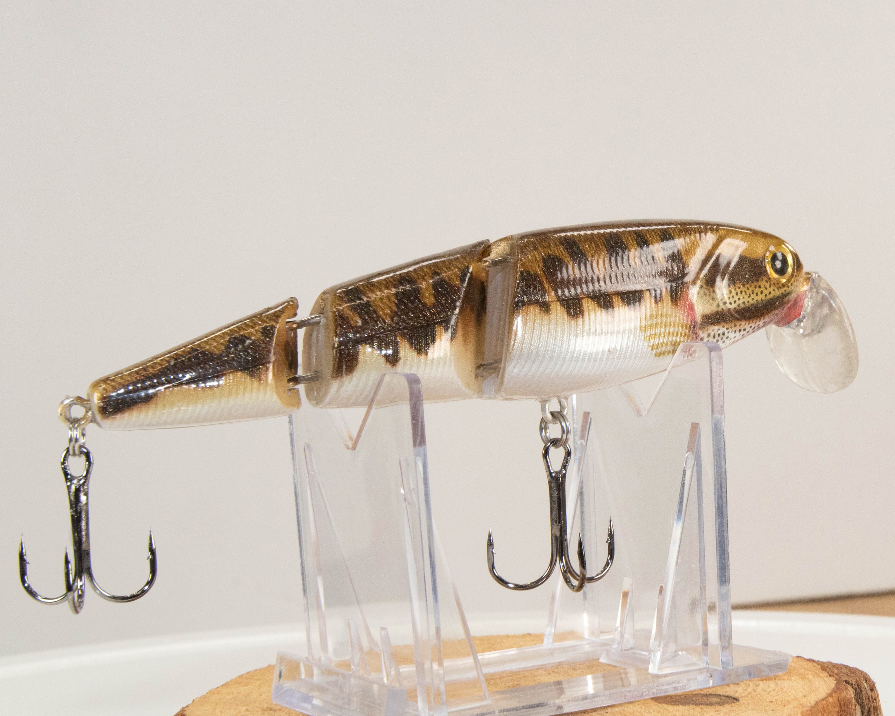 Smallmouth Bass. Premium Painted Vjoint Wake Bait Fishing Etsy