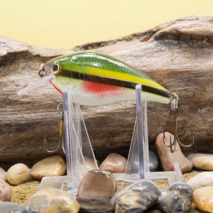 Redside Dance Minnow. Custom Painted Square Bill Crankbait Fishing Lure.