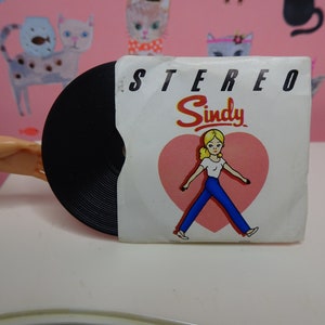 Vintage Sindy Doll Record with Cover: Nostalgic Collector's Item