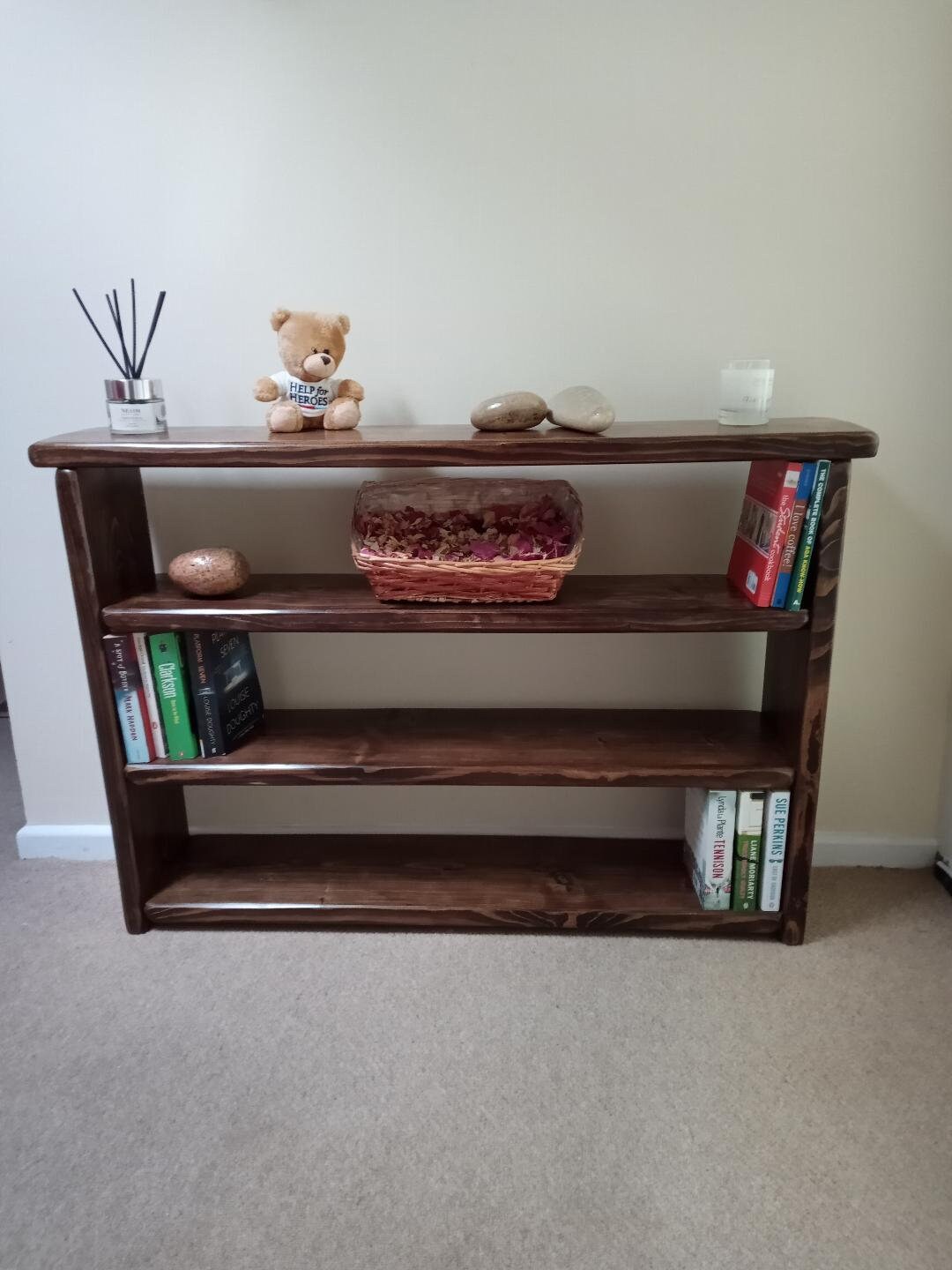 Rustic Bookcase Shoe Rack and Hall Stand Hand Crafted in Etsy UK