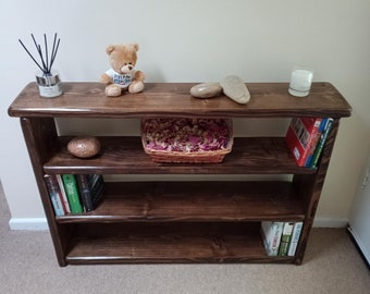 Rustic bookcase, shoe rack and hall stand - Hand crafted in Suffolk