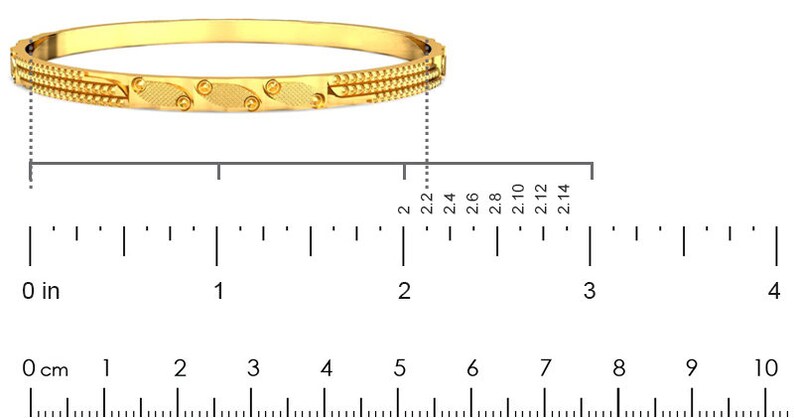 916 Gold Plated Pink & Green Cz Bangles, American Diamond Inlaid One Gram Gold Forming Bangles For Wedding,Birthday,Anniversary, 2-6 Inches image 4