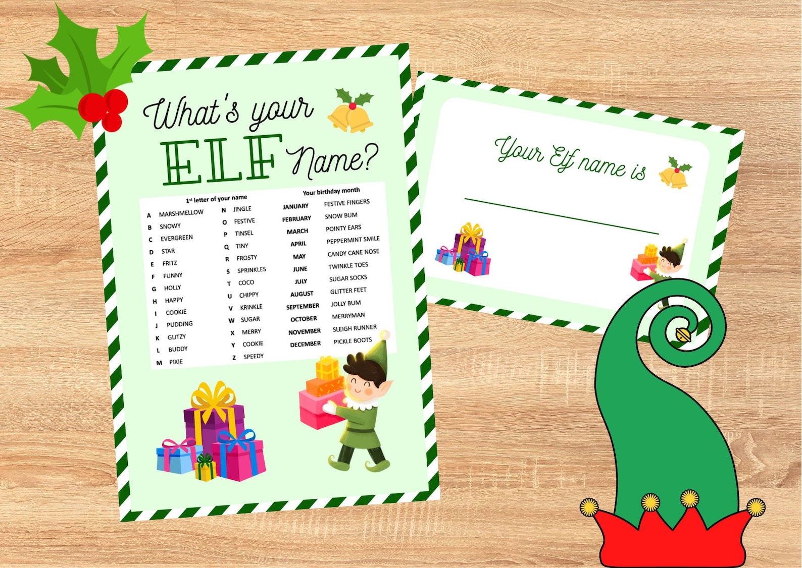 Whats Your Elf Name Elf Name Generator Printable Elf Name Instant
