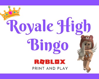 Random Roblox Bingo Card