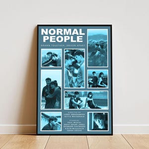 Normal People Aesthetic Movie Poster Print Premium Wall Art Design