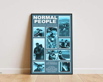 Normal People Aesthetic Movie Poster Print Premium Wall Art Design
