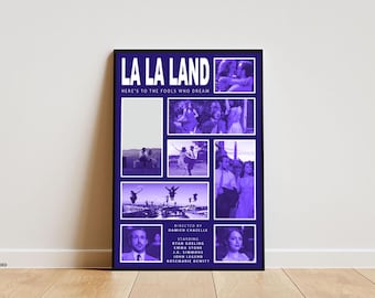 La La Land Movie Canvas Poster, Wall Art Decor, Home Decor, No
