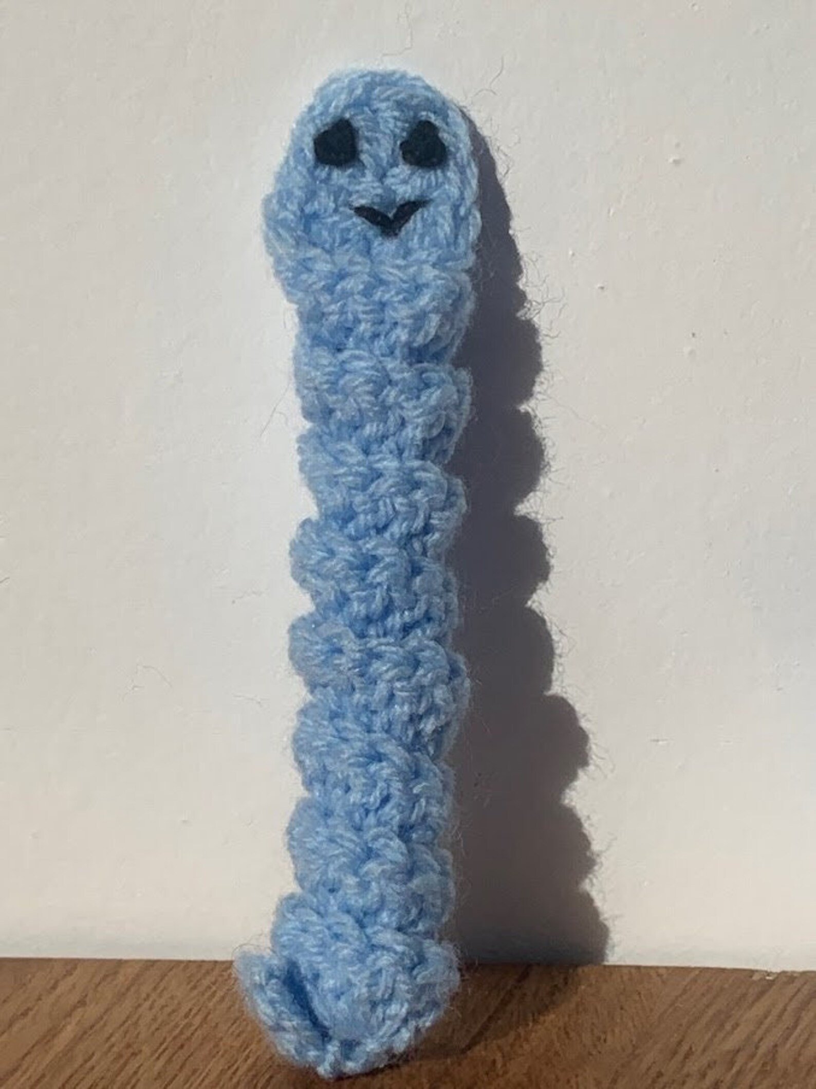 Crochet Worry Worm Pattern Etsy
