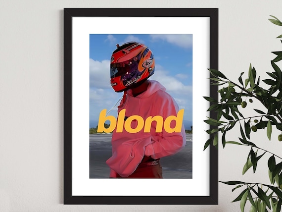Frank Ocean Fashion Vintage Poster | Blond | A2 A3 A4 Framed