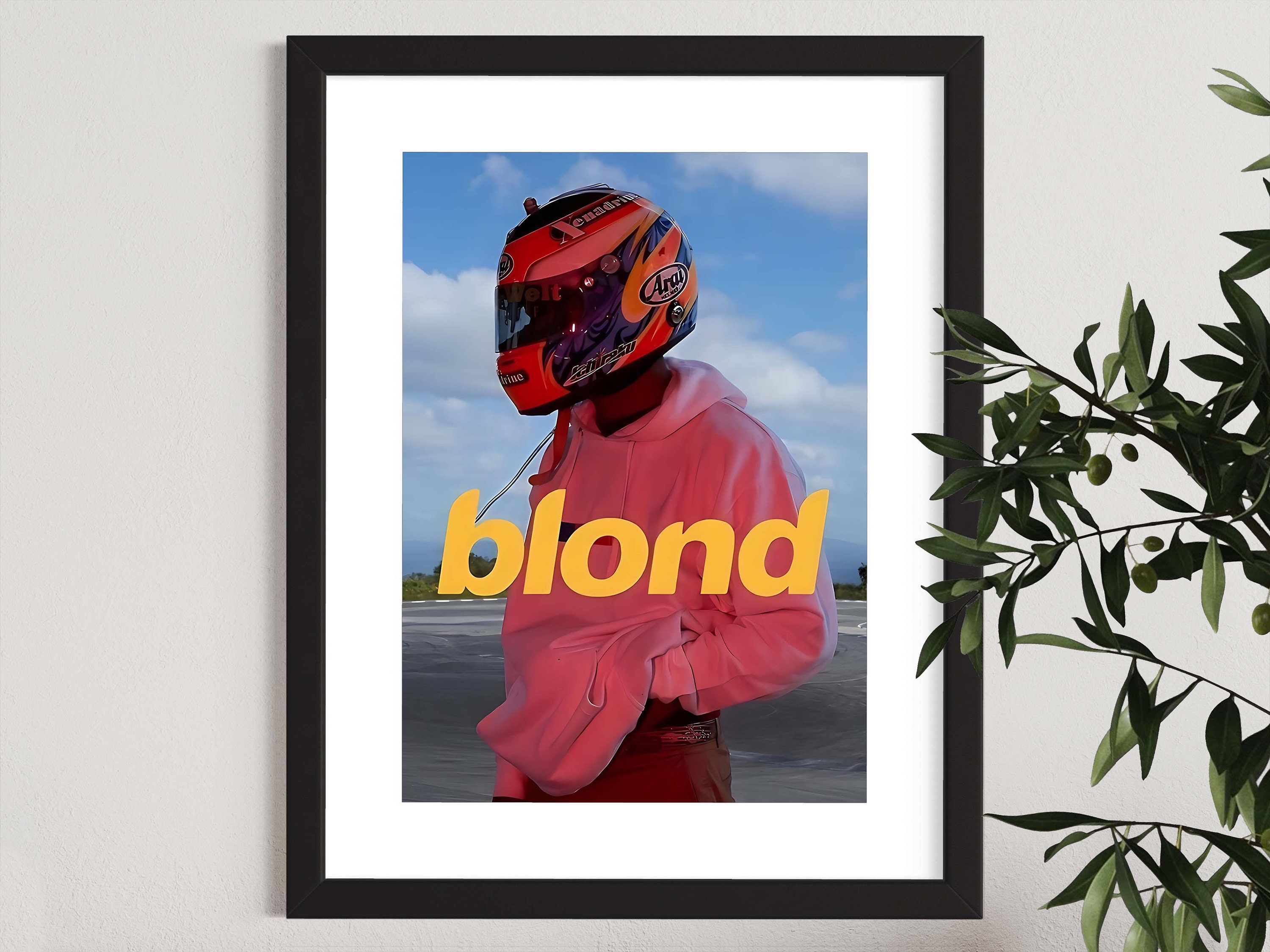 フランク・オーシャン Blond  Helmet ポスター Amazon.com: BUY ART FOR LESS Officially Licensed Frank Ocean