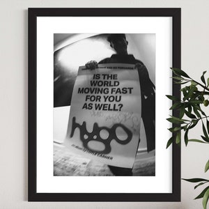 Loyle Carner Vintage Poster | Album Art Hugo Poster | A2 A3 A4 Framed Poster Print | Wall Art