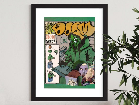 MF Doom Fashion Vintage Poster | Nike Hip-hop Rap Poster | A2 A3
