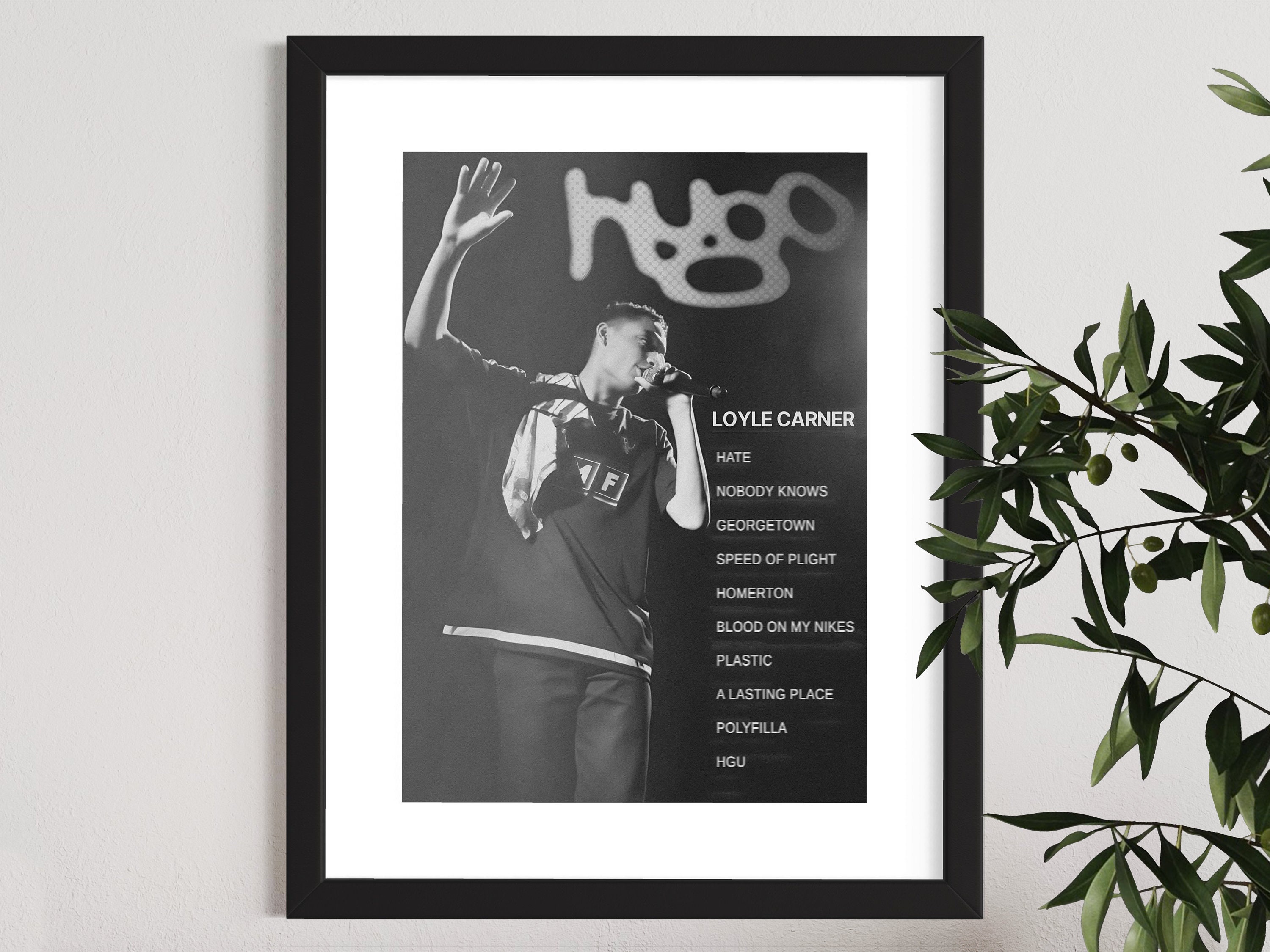 Loyle Carner Vintage Poster | Album Art Hugo Poster | A2 A3 A4