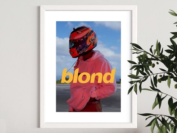 フランク・オーシャン Blond  Helmet ポスター Amazon.com: BUY ART FOR LESS Officially Licensed Frank Ocean