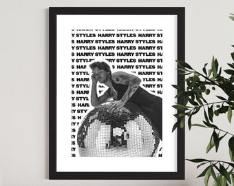 ハリースタイルズ　ポスター ハリー・スタイルズ ファイン・ライン ポスター付 HARRY STYLES