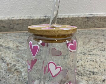 Herzchen Design Vidrio en estilo Bierdosen