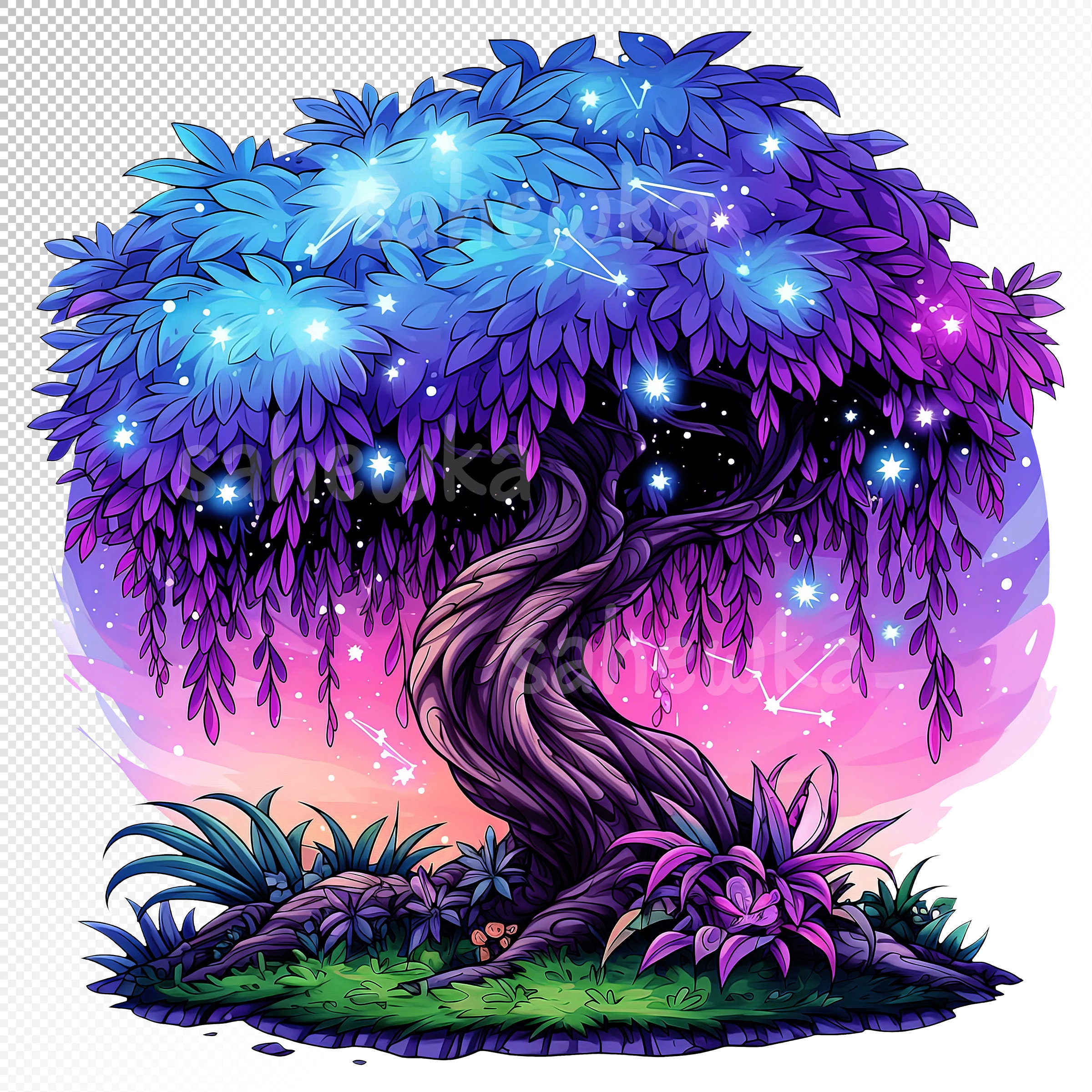 23 PNG Magic Tree Clipart, Fantasy Art, Fairytale Forest, Enchanted ...