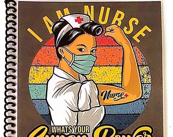 nursing report sheet cardiac Reuseable Nursing Shift Report Booklet with Pen