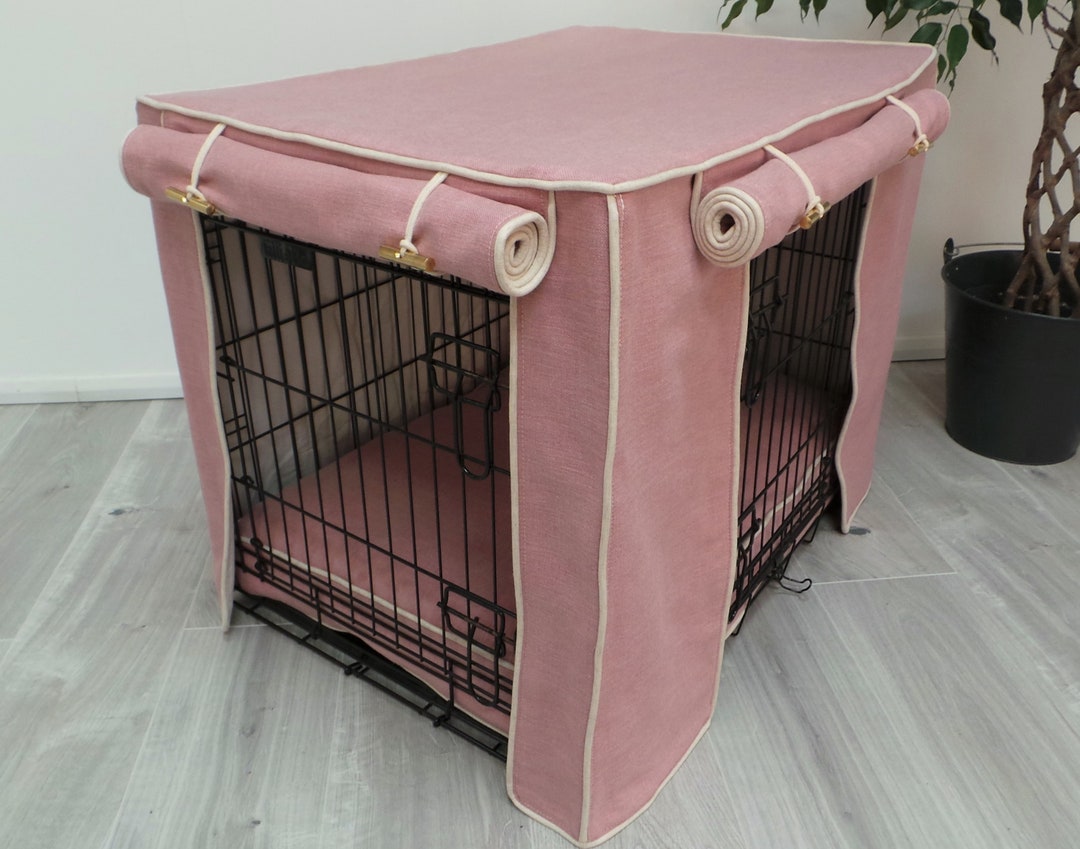 Image showcasing Deluxe Dog Crate Covers, Bed Cushions and Bumpers Made to Measure in a ...