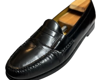 Cole Haan Pinch Penny Men’s Classic Black Penny Leather Loafers Size 11.5 D