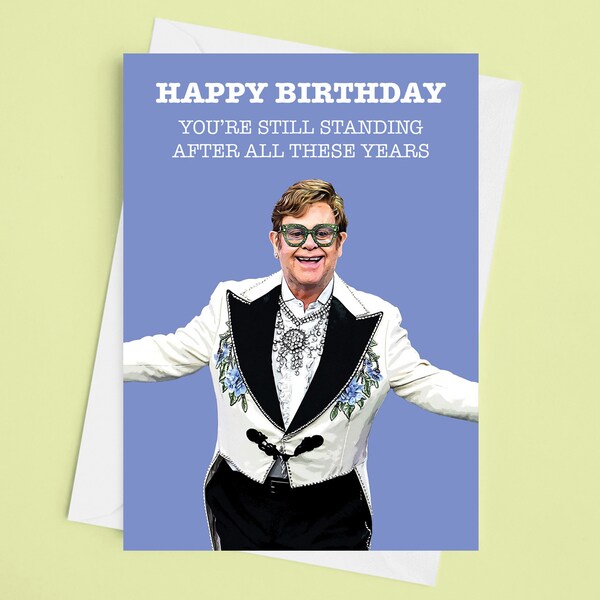 Elton John Birthday - Etsy