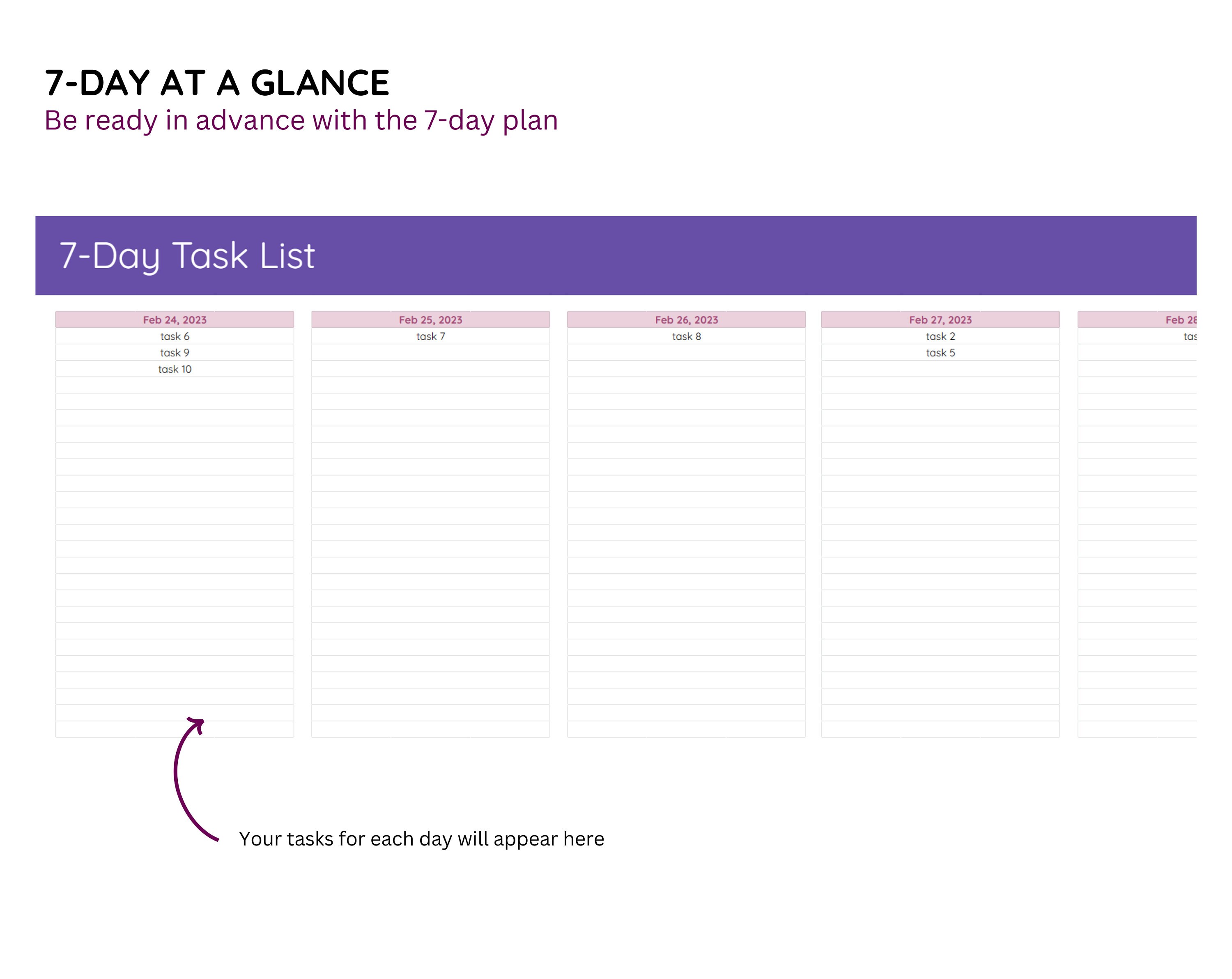 to-do-list-google-sheets-7-day-planner-digital-task-tracker-daily