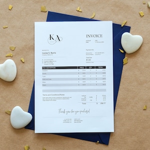 Simple and effective invoice template.