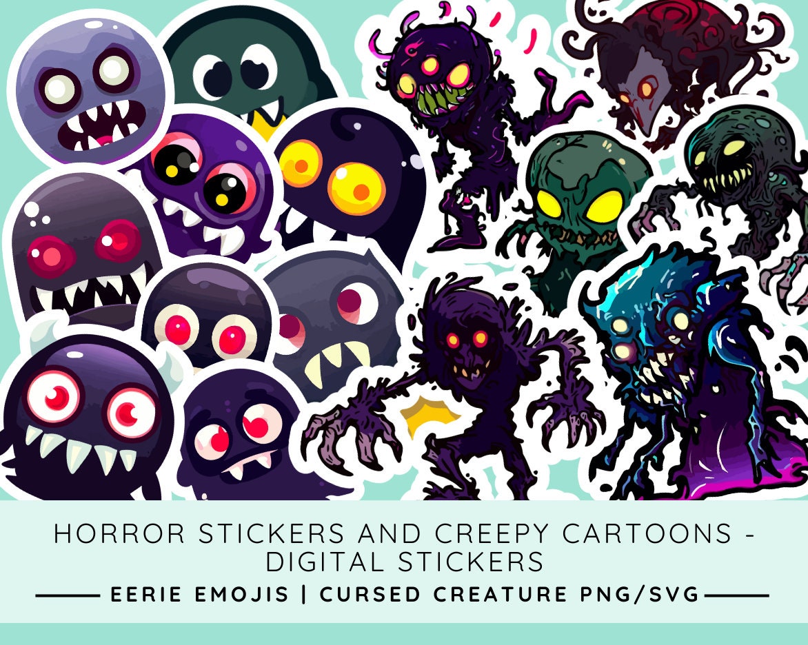 Cursed Emoji Set Sticker by evaolsen