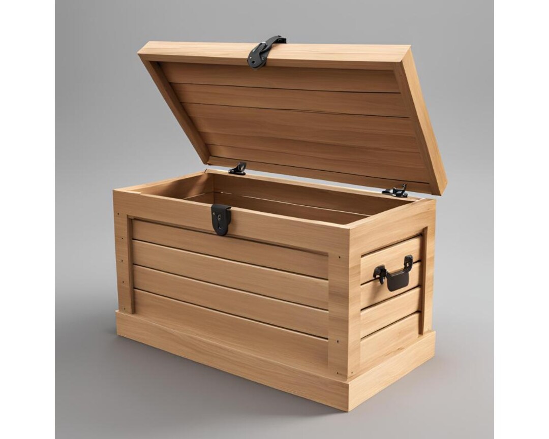 DIY Wooden Storage Chest Plans Build a Sturdy and Stylish Outdoor ...