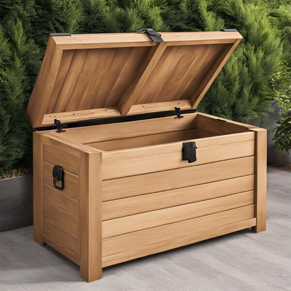 Wooden Chest Build Plans Etsy