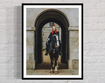 Household Cavalry - Giclee Fine Art Print – A Captivating Tribute to London’s Elegance
