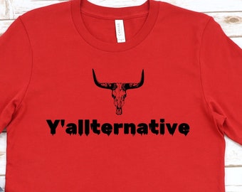 Yallternatives Shirt - Goth Shirt, Emo Kleidung, Alt Kleidung, Alternative, yallternative Kleidung, Western Shirt, Goth Kleidung, Süd