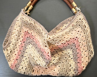 Crochet Boho Hippie Granny Stitch Shoulder Bag Purse Strap Handbag