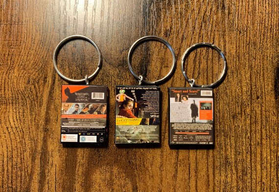 Miniature DVD Movie Keyring | ANY Movie You Like | Novelty Gift
