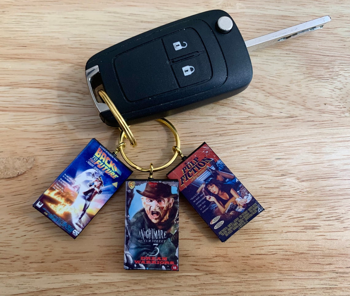Miniature VHS Movie Keyring | ANY Movie You Like | Novelty 80s Film ...
