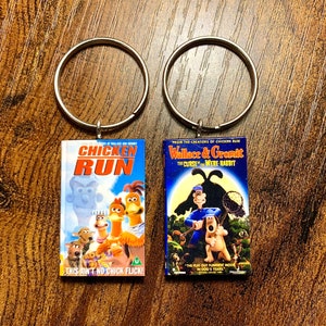 Miniature VHS Movie Keyring | ANY Movie You Like | Novelty 80s Film Gift Keychain | Secret Santa | Childrens Party Bags | Charms