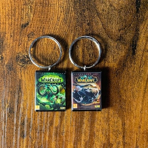 Porte-clés de jeu PC miniature | N’importe quel jeu que vous aimez | porte-clés WOW | Porte-clés gamer | Sacs de fête d’anniversaire | Bas Remplisseurs Porte-clés Jouets