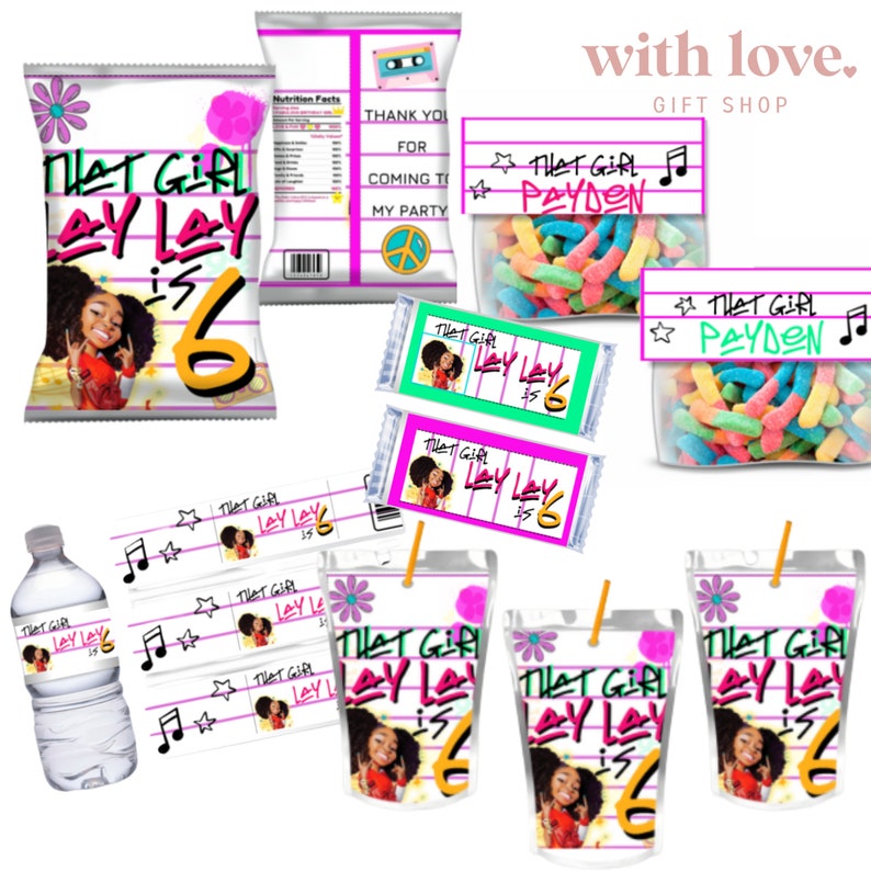 That Girl Lay Lay Birthday Party Package Birthday Printables Etsy