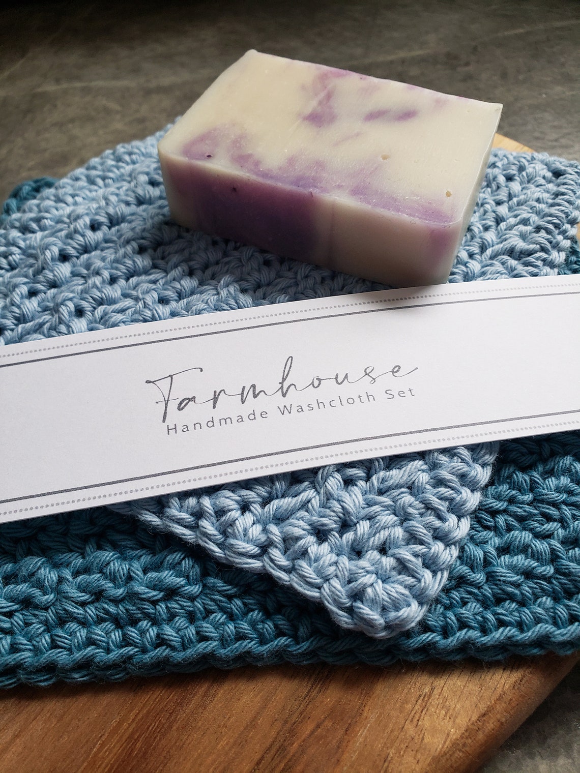 Farmhouse Washcloth Labels Printable Digital Download Crochet Knit DIY ...