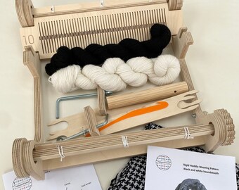 Rigid Heddle Loom Weaving Kit: Wool Scarf Project, UK Made