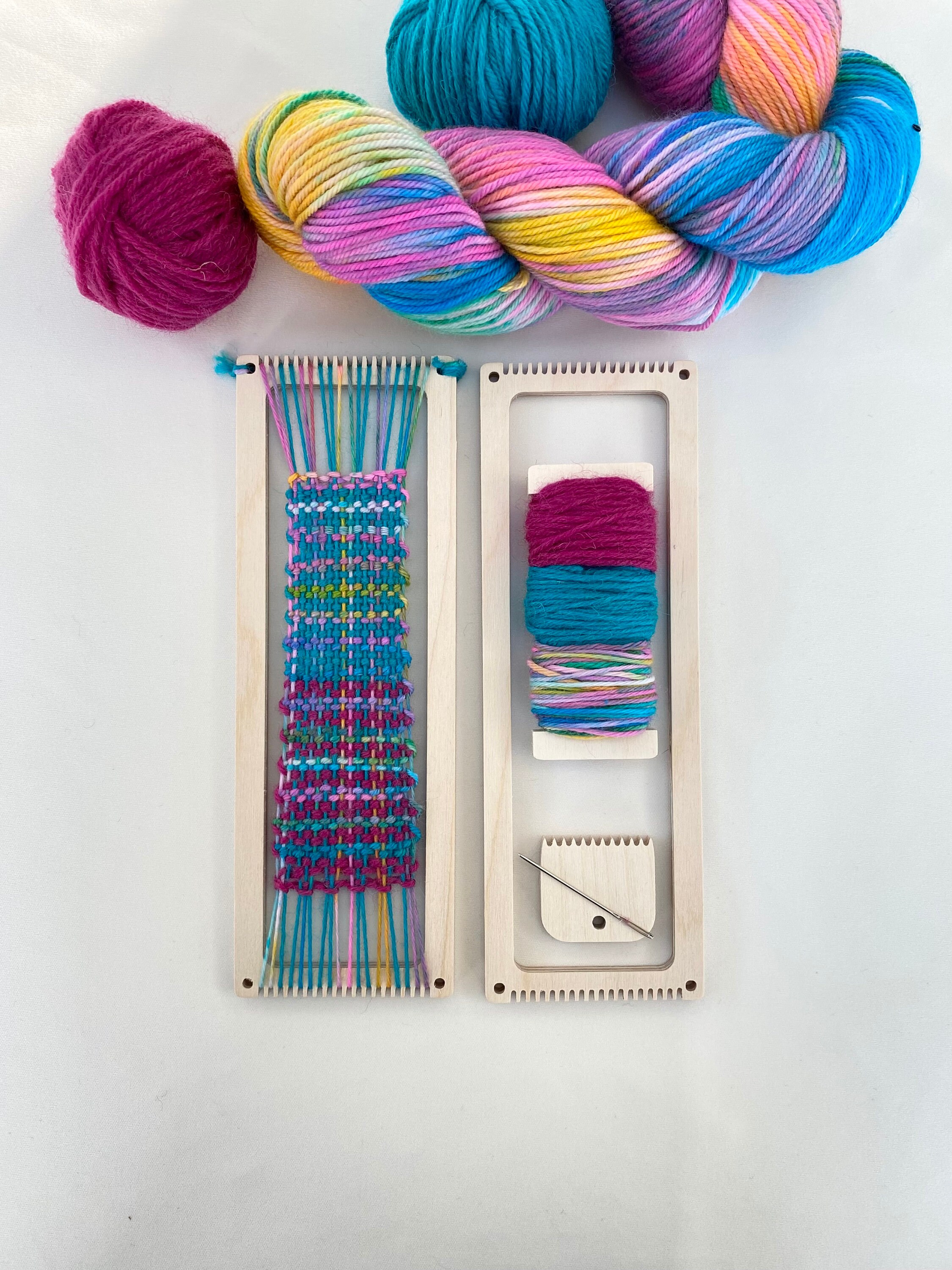 Bright Bookmark Weaving Loom Kit Learn to Weave With Fun Etsy UK