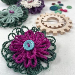 Flower brooch kit