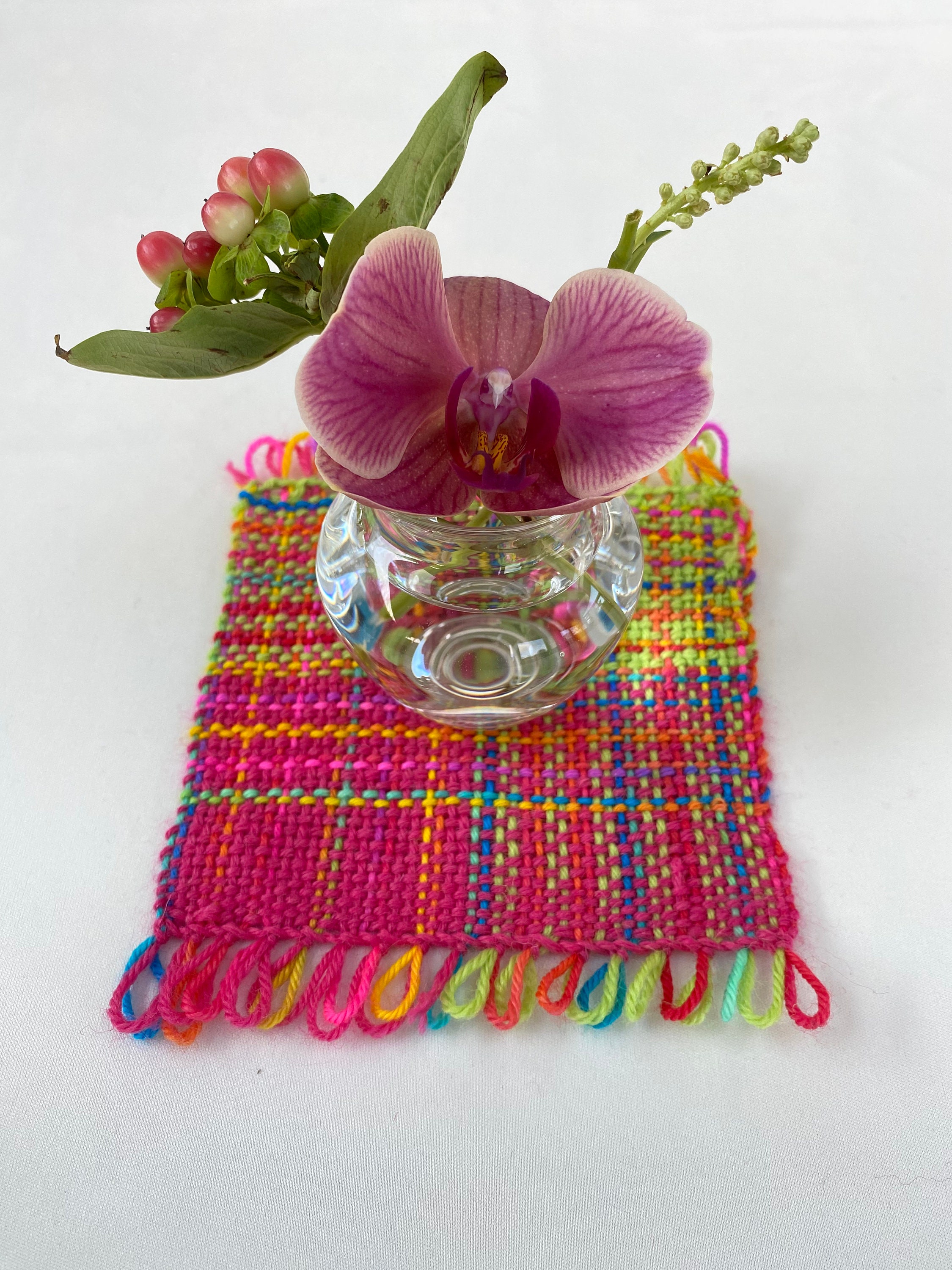 Kit de telar de tejido, kit de telar para tejer flores, telares de marco,  lana de tejer, kit de manualidades de telares de punto redondos/cuadrados