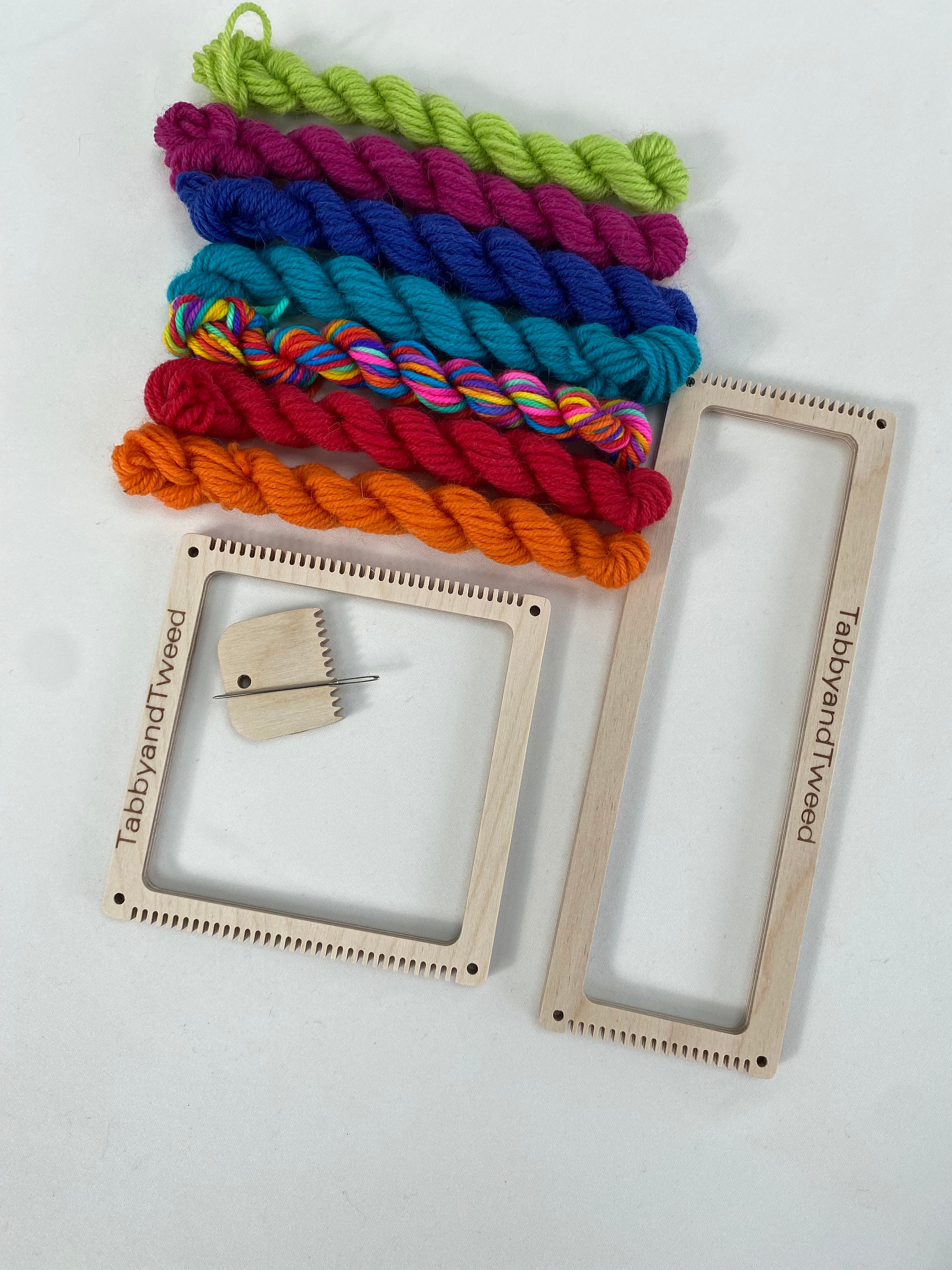 Beginner Weaving Loom Craft Kit: Rainbow Yarn, Gift Boxed - Etsy
