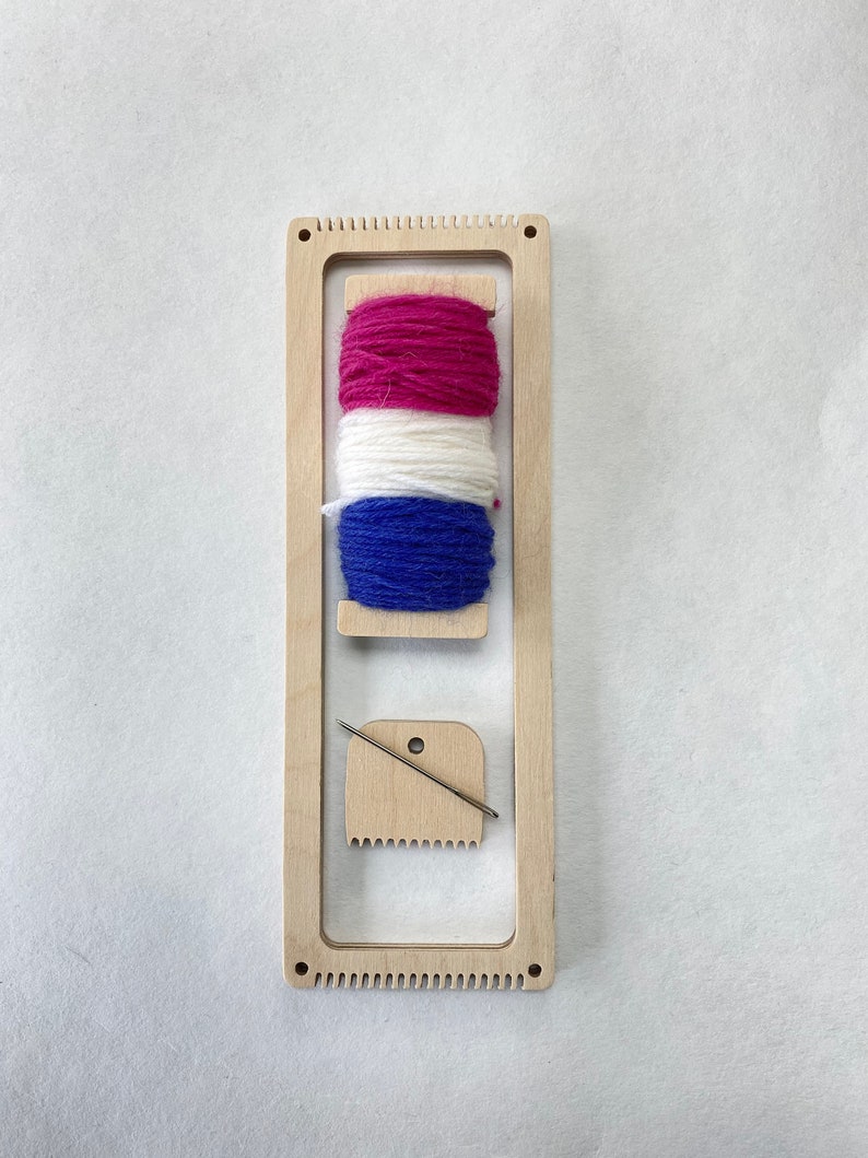 Bookmark Weaving Loom Kit Learn to Weave With British Yarn in Etsy