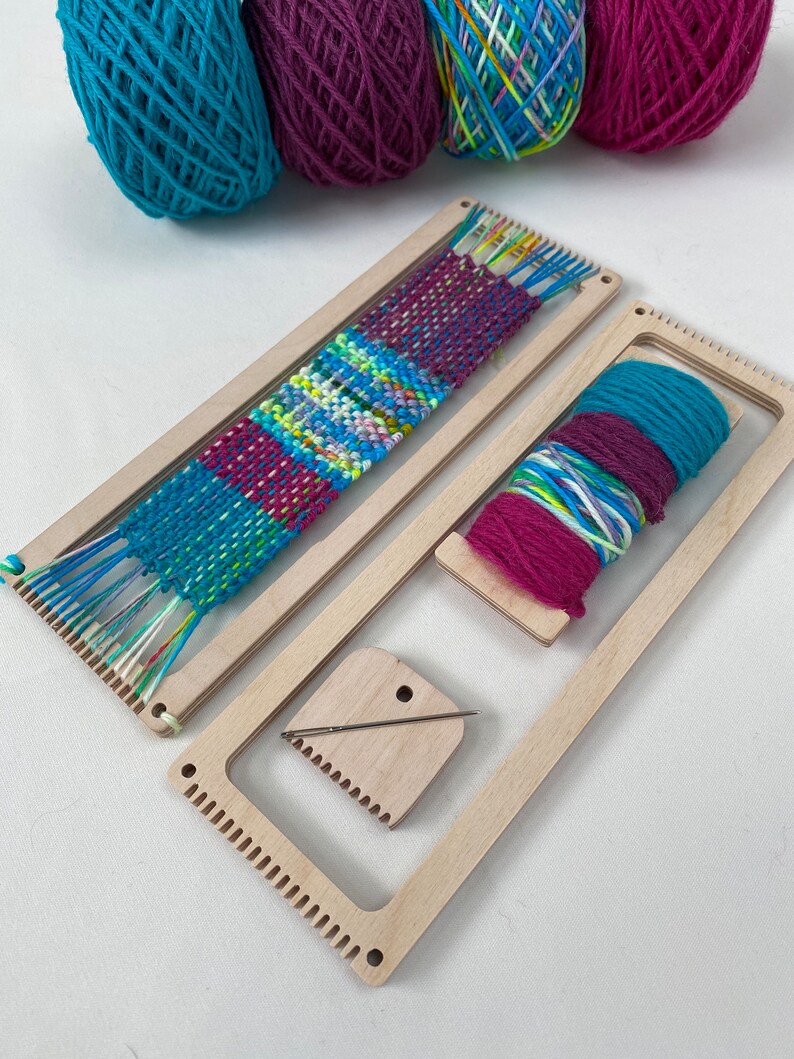 Bright Bookmark Weaving Loom Kit Learn to Weave With Fun Etsy UK