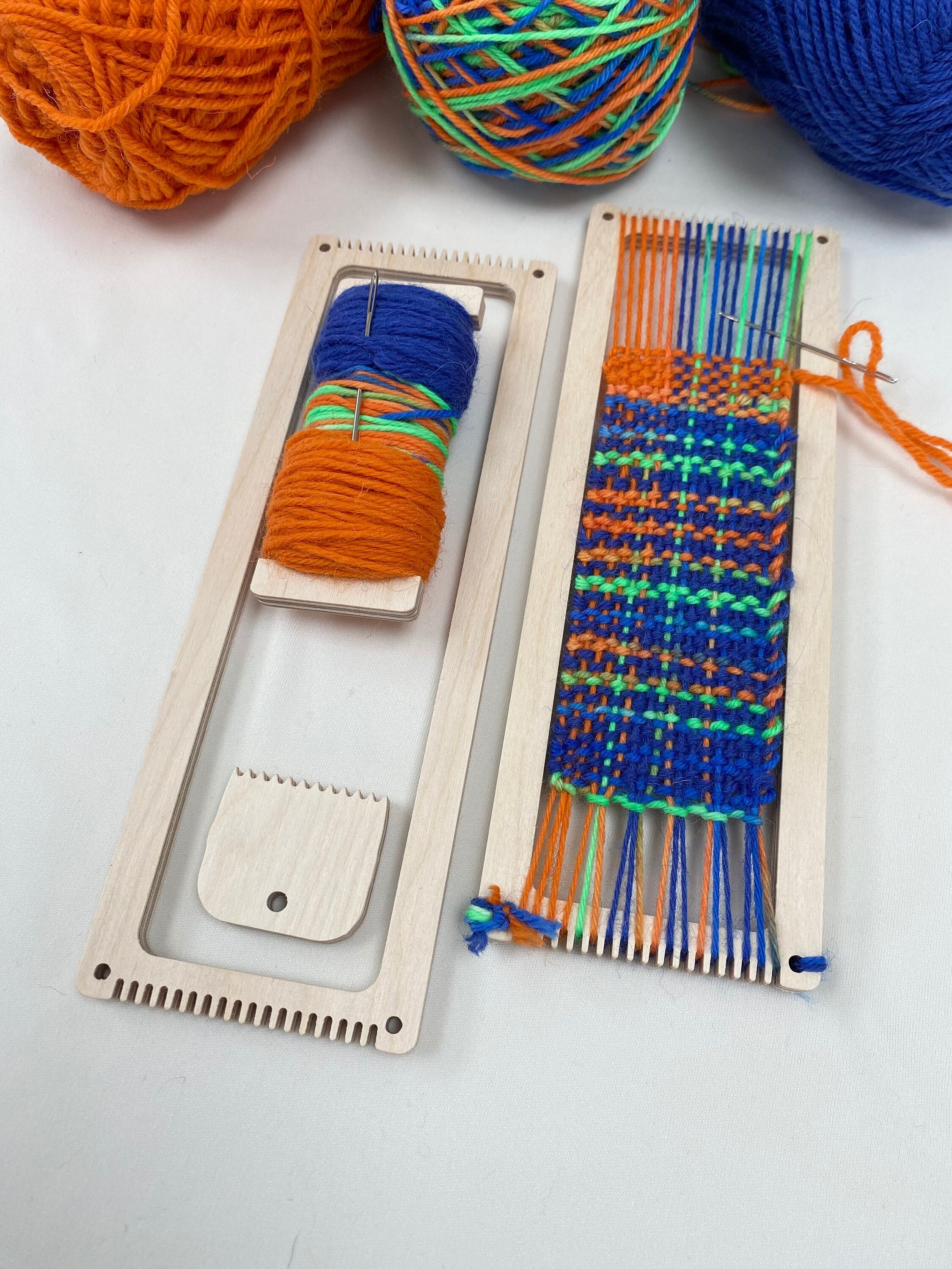 Beading Loom Kit for Beginners, DIY Necklaces Bracelets, Beading Tool,  Beading Machine, Wooden Beading Tray,thread Spool Holder Set 