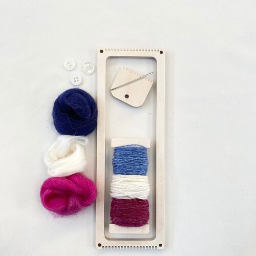 Bookmark Weaving Loom Kit Learn to Weave With British Yarn in Etsy