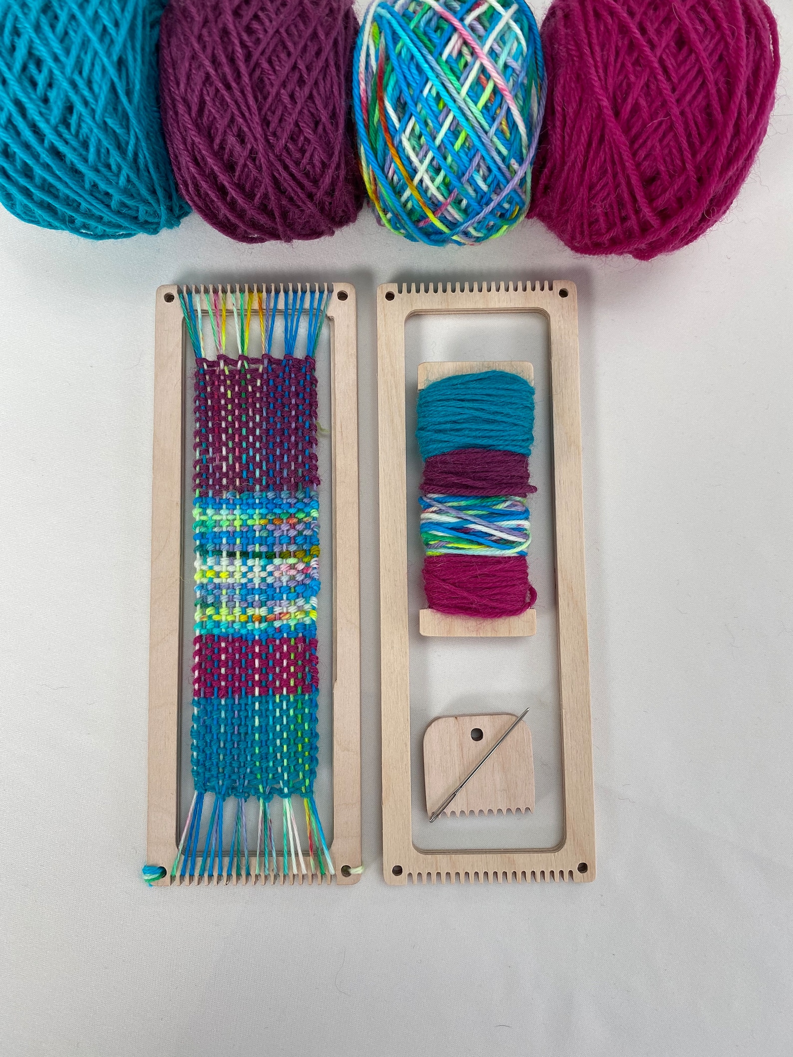 Bright Bookmark Weaving Loom Kit Learn to Weave With Fun Etsy UK